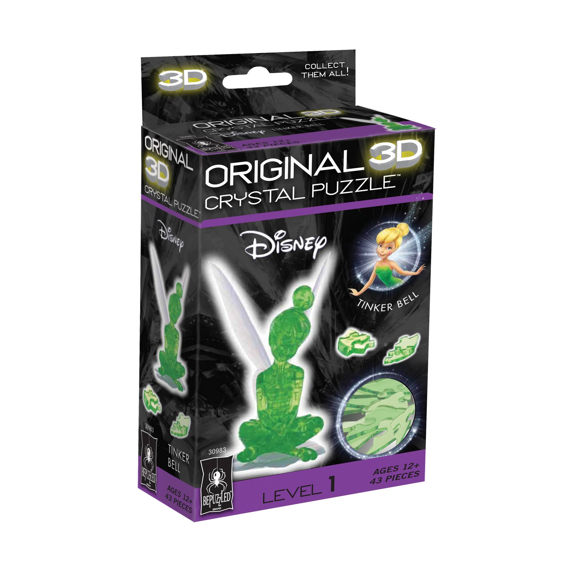 Original 3D Crystal Puzzle™ Disney Tinker Bell 43 Piece Puzzle